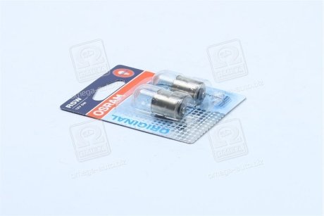 Лампа допоміжн. освітлення R5W 12V 5W ВА15s (2 шт) blister (вир-во) OSRAM 500702B