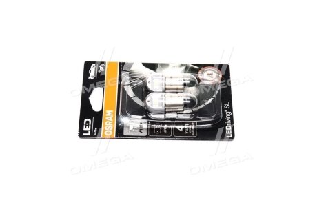 Лампа світлодіодна LED R5W 12V 5W ВА15s LEDriving SL 6000K (компл.2шт) (вир-во) OSRAM 5007DWP-02B