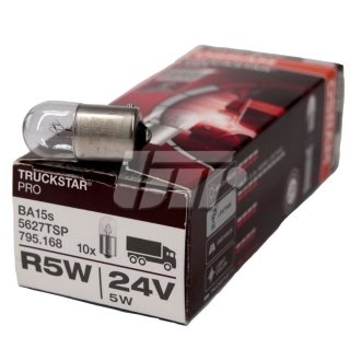 Автолампа Truckstar Pro R5W BA15s 5 W прозрачная OSRAM 5627TSP