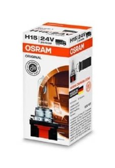 ЛАМПА H15; H15 24V 20/60W PGJ23T-1 OSRAM 64177