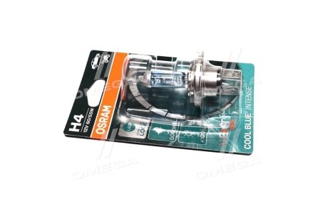 ЛАМПА фарна H4 12V 60/55W P43t COOL BLUE INTENSE Next Gen blister 1шт (вир-во) OSRAM 64193CBN-01B