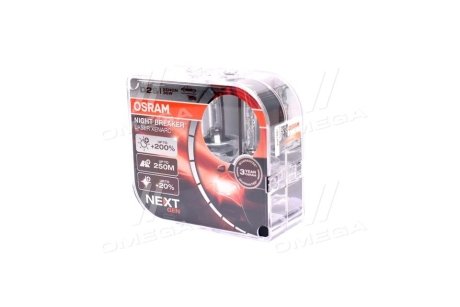 Лампа ксенонова D2S XENARC NIGHT BREAKER LASER Next Gen 35Вт, PK32d-2 (+220) компл.(вир-во) OSRAM 66240XNN-HCB