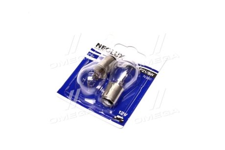 Лампа допоміжн. освітлення P21/5W 12V 21/5W BAY15d (Blister 2шт) (вир-во Neolux) OSRAM N380-02B