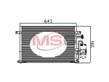 PMC - Конденсатор кондиціонера PARTS-MALL PXNCC-039