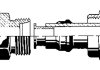 З`єднувач прямой 8x8 пластикових трубок з гайками PE AUTOMOTIVE 076.001-00A (фото 3)