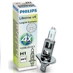 H1 LongLife EcoVision 12V 55W P14,5s PHILIPS 12258LLECOC1