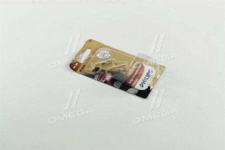 Лампа розжарювання W1,2W 12V 1.2W W2X4,6d 2шт blister (вир-во) PHILIPS 12516B2