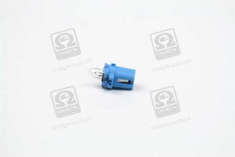 Лампа розжарювання BAX8,3/1,5Blue12V 2W BAX8,3s/1,5 blue (вир-во) PHILIPS 12602CP