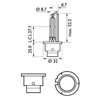 Автомобiльна лампа PHILIPS 36485933