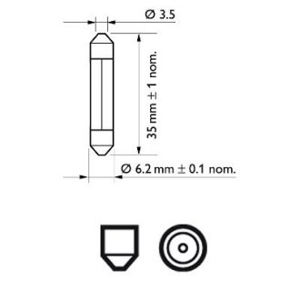 Автомобiльна лампа PHILIPS 48467328