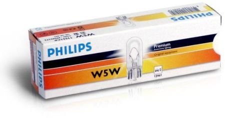 Автомобильная лампа: 12 [В] W5W Vision 5W цоколь W2,1X9,5d PHILIPS 49090273