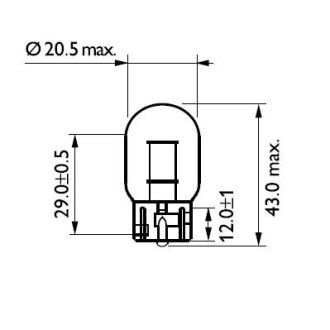 Автомобiльна лампа PHILIPS 52539628