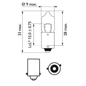 Автомобiльна лампа PHILIPS 87603428