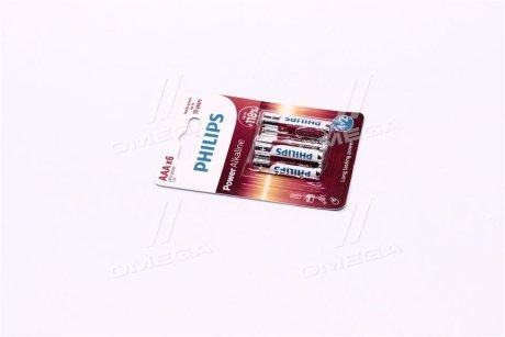 Батарейка LR03 / AAA Power Alkaline Blister 6шт (вир-во) PHILIPS LR03P6BP/10