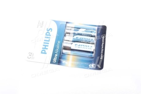 Батарейка LR14/ C Ultra Alkaline (Blister 2шт) (вир-во) PHILIPS LR14E2B/10 (фото 1)