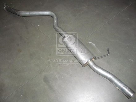 Глушитель (задняя часть) алюминизированная сталь Hyundai H-200 2,5TD (97-) POLMOSTROW 10.54 (фото 1)