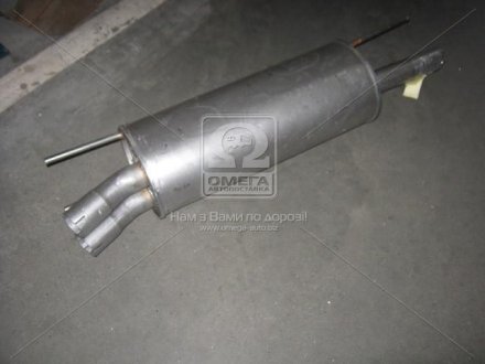 Глушитель (задняя часть) алюминизированная сталь Opel Omega B 2.5I SDN (94-) POLMOSTROW 17.234