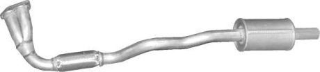 Заменитель катализатора для Opel Astra G 1.4i/1.6i/1.8i 16V. Zafira A 1.6i/1.8i 16V POLMOSTROW 17304