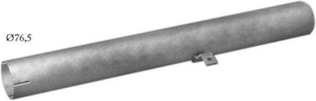 Труба выпускная глушителя КамАЗ, алюминизированная POLMOSTROW 66.01