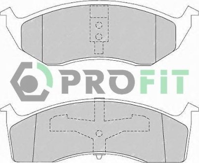 Колодки гальмівні дискові PROFIT 50001098