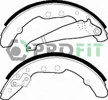 Колодки гальмівні барабанные PROFIT 50010409 (фото 1)