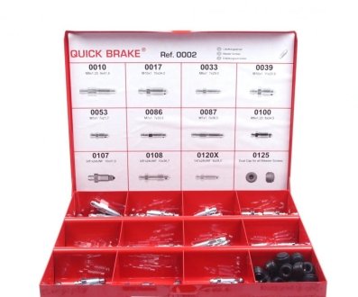 Комплект штуцерів прокачки гальм QUICK BRAKE 0002