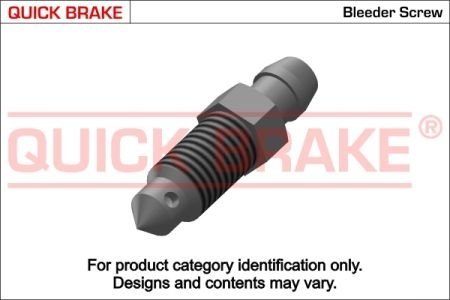 Штуцер прокачки гальм (M6x1/7x29.0) QUICK BRAKE 0033