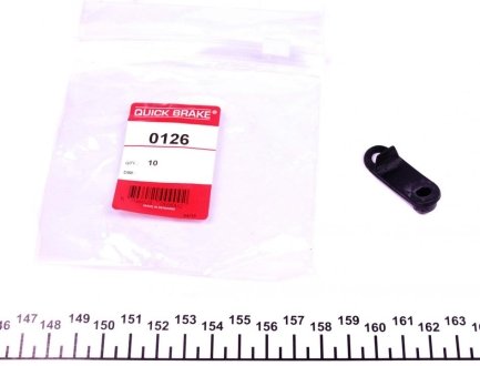 Заглушка (пильник) штуцера прокачування гальм QUICK BRAKE 0126 (фото 1)
