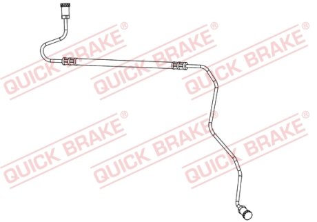 Шланг гальмівний QUICK BRAKE 96017