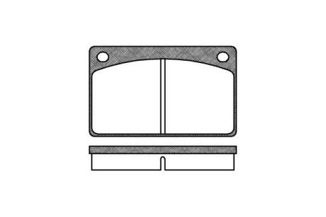 Комплект тормозных колодок REMSA 0042.00
