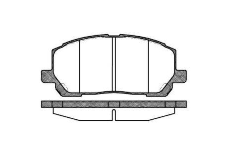 Колодки гальмівні дискові REMSA 085500