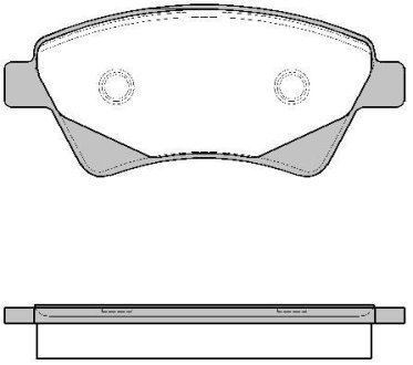 Колодки гальмівні дискові, комплект REMSA 0976.20 (фото 1)
