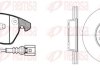 Комплект гальмівний передн. SEAT TOLEDO 03-,SKODA OCTAVIA 04-,VW GOLF. JETTA. (вир-во) REMSA 81030.00 (фото 3)