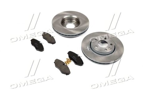 Комплект гальмівний передн. NISSAN PRIMASTAR 01-,OPEL VIVARO 06- (вир-во) REMSA 8834.01