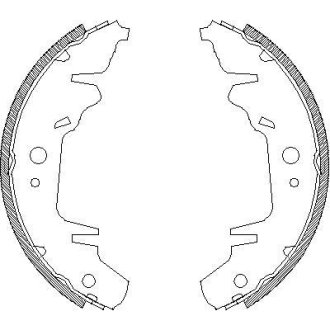 Гальмівні колодки барабанні ROADHOUSE 402000