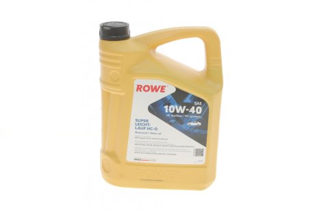 Олива моторна HIGHTEC SUPER LEICHTLAUF HC-O SAE 10W-40 (5 L) ROWE 20058-0050-99