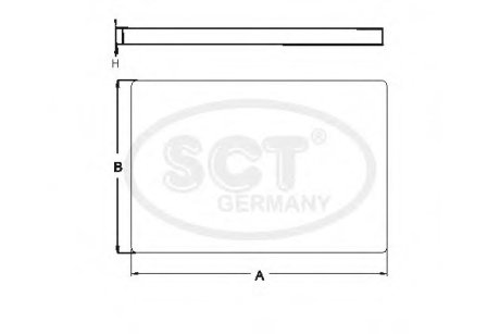 Фильтр салона Hyundai Accent, Elantra, i30 /Kia Ceed (06-) (SA 1284) SCT SCT Germany SA1284