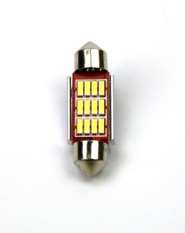 Лампа світлодіодна T11 Festoon T11x41 12LEDs canbus (1шт) SHAFER SL4011 (фото 1)