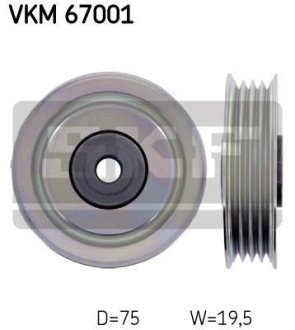 Ролик паразитний DAIHATSU Be-Go/Sirion/Terios "1,3L "00>> SKF VKM67001