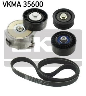 Роликовий модуль натягувача ременя (ролик, ремень) SKF VKMA35600