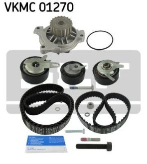 Комплект (ремінь+ролик+помпа) SKF VKMC 01270