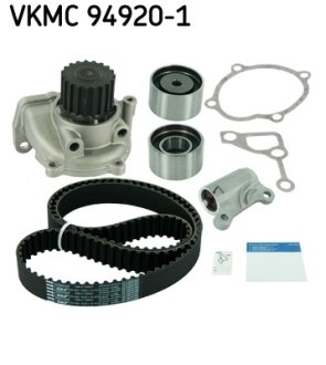 Комплект (ремень+ролик+помпа) SKF VKMC 94920-1