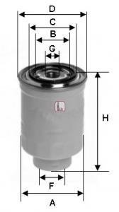 Фiльтр паливний SOFIMA S 4392 NR