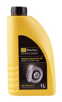 Гальмівна рідина DOT4 1л. STARLINE ACST111