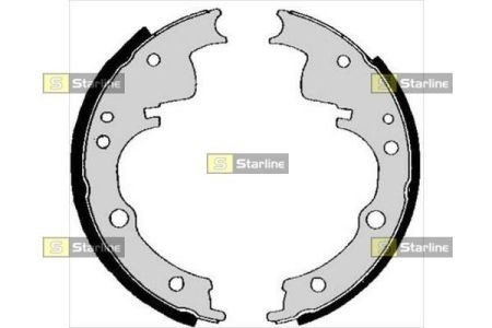 Гальмівні колодки барабанные STARLINE BC 04330