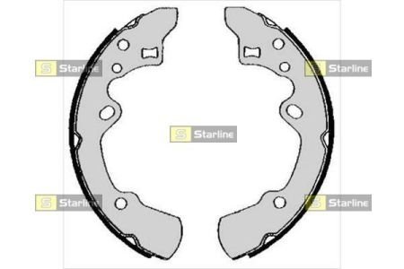 Гальмівні колодки барабанные STARLINE BC 05620