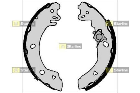 Гальмівні колодки барабанные STARLINE BC 05770