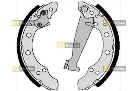 Гальмівні колодки барабанные STARLINE BC 06830