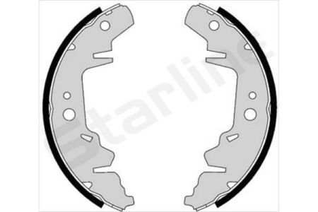 Гальмівні колодки барабанные STARLINE BC 07280