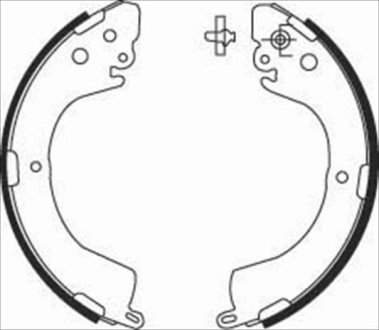 Гальмівні колодки барабанные STARLINE BC 07620